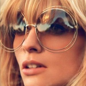 Chloe 62mm oversized sunglasses